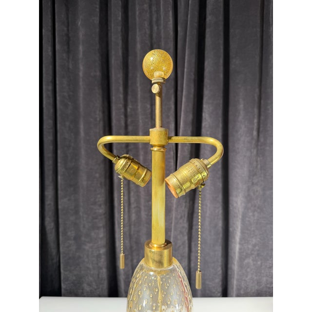 Mid-Century Modern Late 19th Century John Hutton Murano Glass Lamp for Donghia For Sale - Image 3 of 14