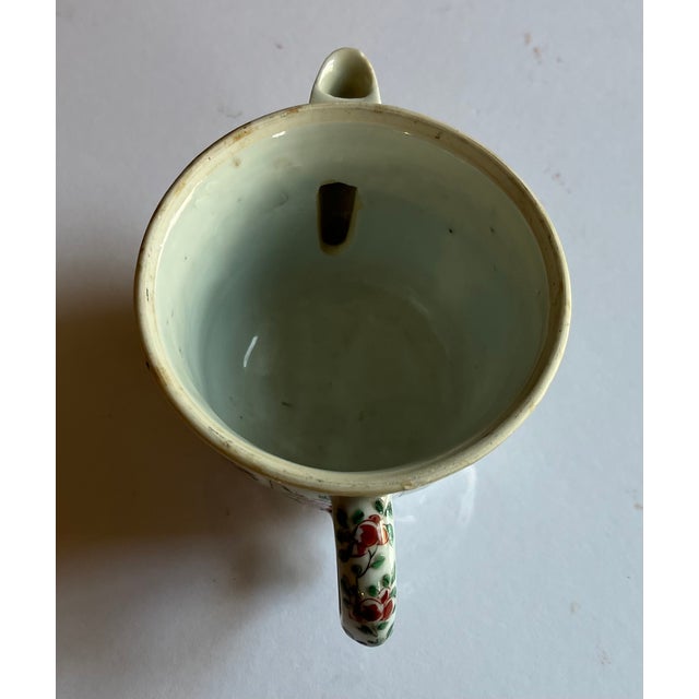 Antique Chinese Famille Verte Porcelain Small Teapot or Cream Jug Kangxi Period (1662–1722) For Sale - Image 12 of 15