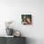 Contemporary Mirrored Touch by Linda Delahaye | Oil on cradled wood panel of a woman with hands raised. For Sale - Image 3 of 5