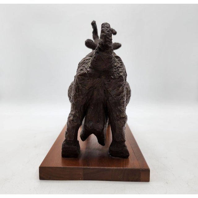 Brutalist Pablo Picasso "She Goat" Table Sculpture by Austin Production 1960s For Sale - Image 3 of 5