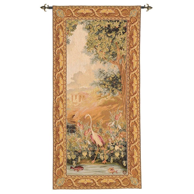 This tapestry is after a design from the series of tapestries called The New Indies, after Franois Desportes, originally...