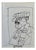 Robert Combas, Profile, Drawing on Paper, 2000 For Sale