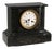 Black Marble Table Clock For Sale
