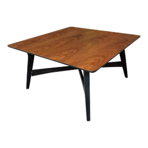 Square Mid-Century Modern Coffee Table
