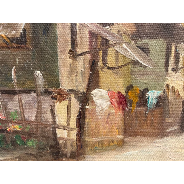 1960s Elias Laxa Well-Listed Artist Philippines Rare Genre Painting For Sale - Image 5 of 8