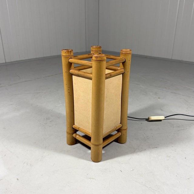 Rattan Table Lamp, 1970s For Sale - Image 14 of 16