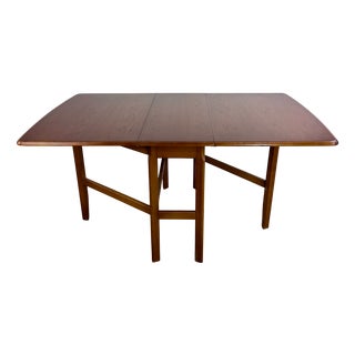 Vintage English Meredew Folding Table in Teak, 1960s For Sale