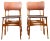 Danish Beech and Teak Dining Chairs, 1950s, Set of 4 For Sale