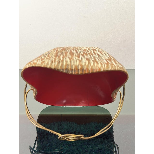 Mid-Century Modern Centerpiece Basket by Aldo Tura for Macabo, 1950s For Sale - Image 3 of 9