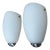 1990s Santir Opaline Glass Wall Sconces, Pair For Sale