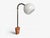 Wood Swedish Modern, Clip-on Task Light, Brass, Wood, Glass, Sweden, 1950s For Sale - Image 7 of 12