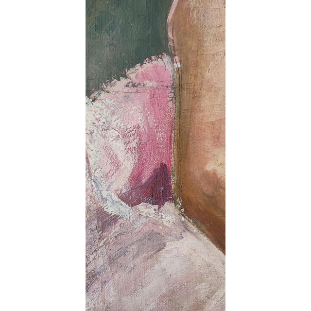 Charles De Ziegler, La danseuse au tutu rose, Oil on Canvas For Sale - Image 7 of 12