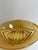 This Art Deco Geometric pressed Glass Handled Bowl is crafted from beautiful amber color glass, showcasing the sleek and...
