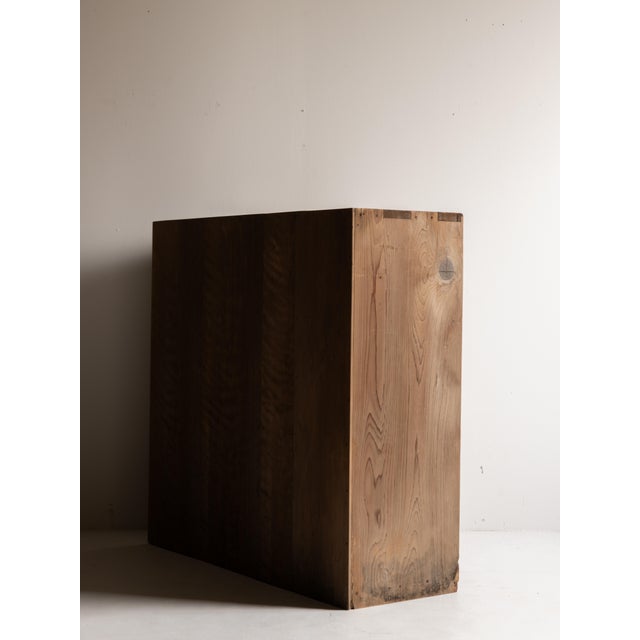 Japanese Modern Cabinet 1920-1940s / Tansu Wabi-Sabi For Sale - Image 16 of 18