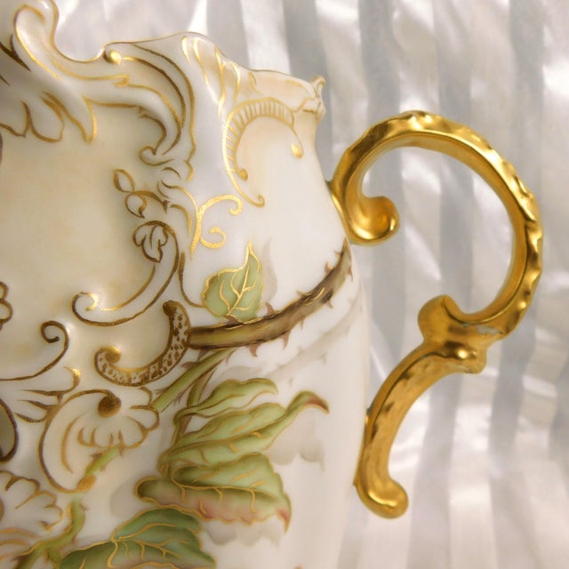 Late 18th Century Signed Cream Color Leonard Vienna Austria Chocolate Pot For Sale - Image 12 of 17