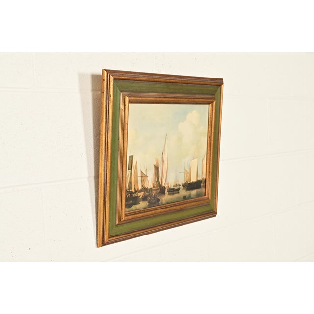 William Van De Velde "Ships in the Roads" Framed Print For Sale - Image 4 of 14