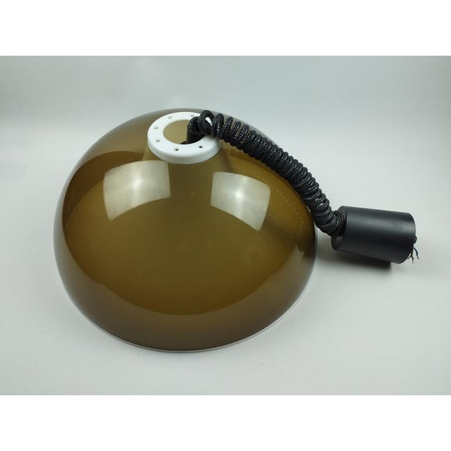 Plastic Space Age Acrylic Rise & Fall Pendant Lamp attributed to Elio Martinelli for Martinelli Luce For Sale - Image 7 of 15