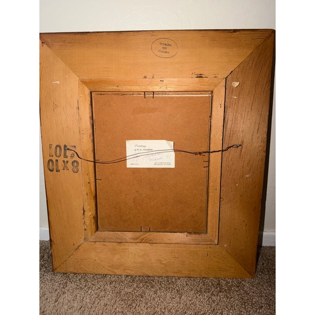 1970s 1970s Signed Oil Painting on Canvas by Ray Swanson For Sale - Image 5 of 7