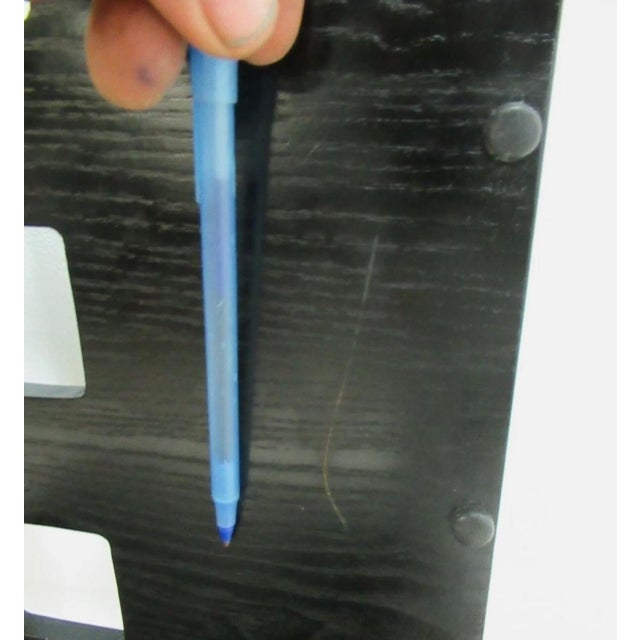 1990s Michael Graves Design Kron Prototype Stacking Concept Chair Square Pilon For Sale In Philadelphia - Image 6 of 14