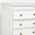 Gray Early 19th Century Danish Gray Painted Pine Gustavian Chest of Five Drawers For Sale - Image 8 of 16