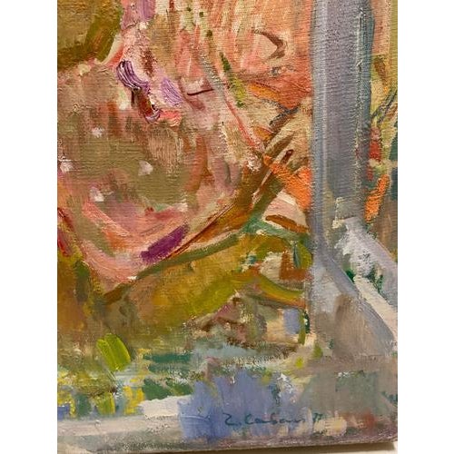 Gleb Savinov, Mother's Day, 1977, Oil Painting, Framed For Sale - Image 6 of 11