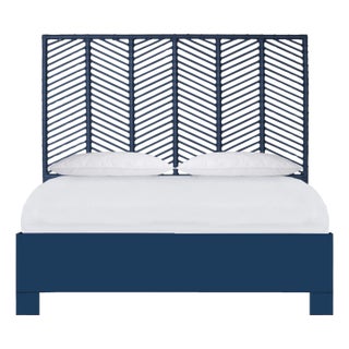 Liam Standard Bed Queen - Navy For Sale