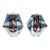 Pair of Fontana Arte Mid-Century Crystal Candle Holders For Sale