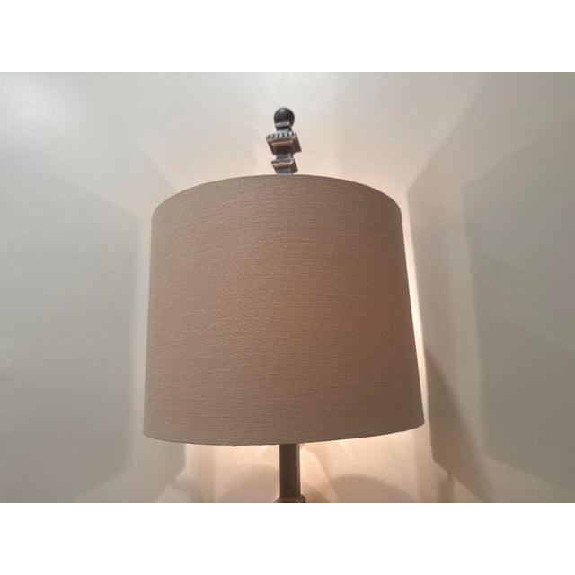 Industrial 4 Restoration Hardware Lorraine Architectural Railing Sconce For Sale - Image 3 of 18