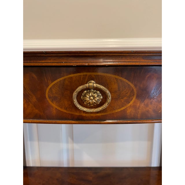 Theodore Alexander the Small Three Tier Georgian Accent Console Table For Sale - Image 12 of 13