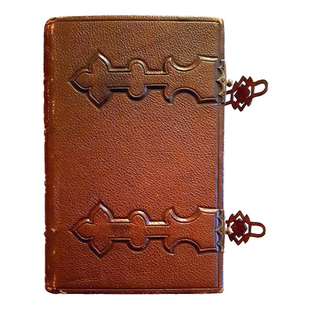 (1859) Clasped Christian Missal With Gauffered Page Edges - Illustrated Antique Devotional Christian Bible Art For Sale - Image 6 of 18
