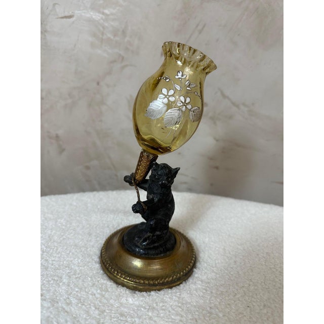 Metal Soliflore Vases, 1900s, Set of 2 For Sale - Image 7 of 13