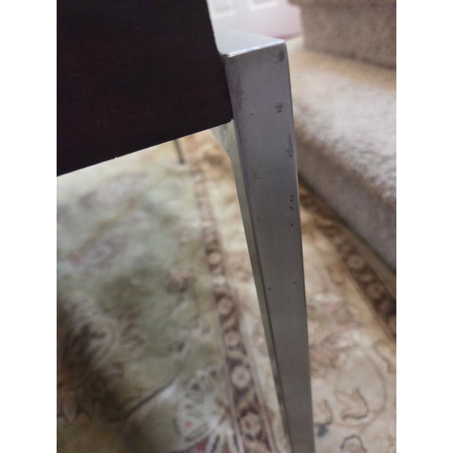 Mid Century Modern Wood and Steel Coffee Table For Sale - Image 13 of 14