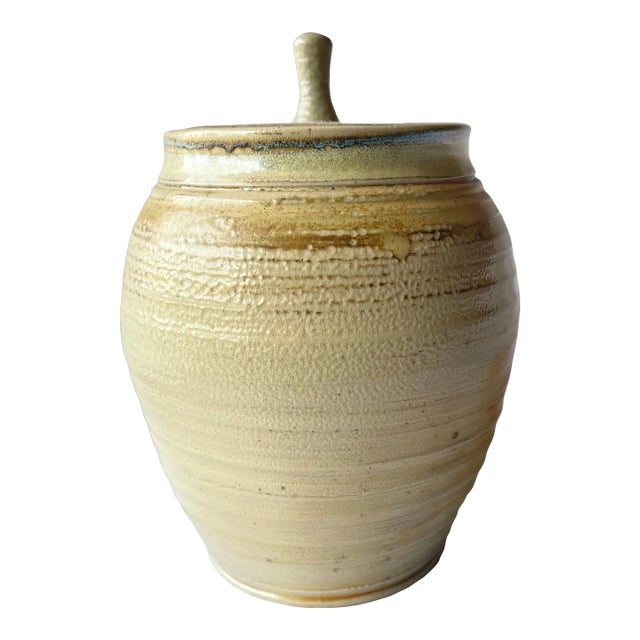 Mid-Century Urn/Jar From Bay Pottery For Sale
