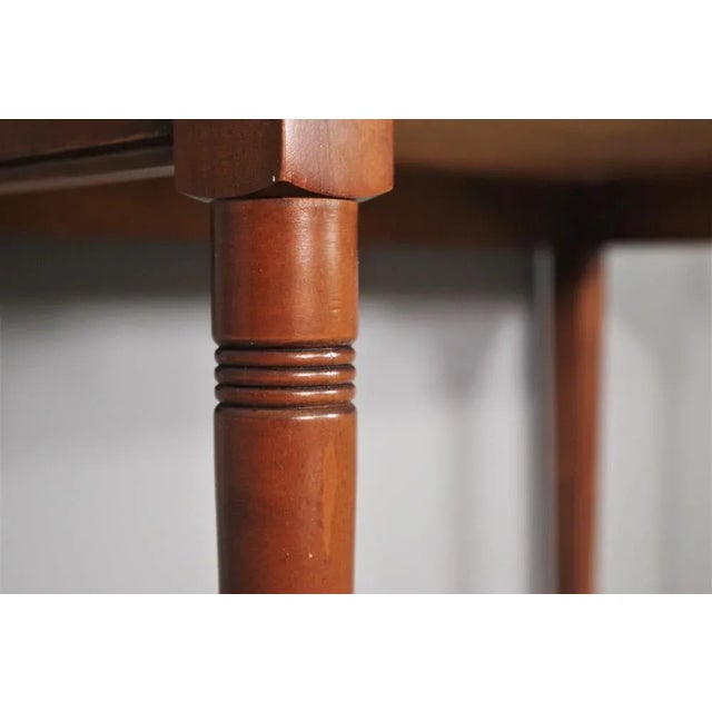 Writing Desk in Beech, 1970s For Sale - Image 13 of 15