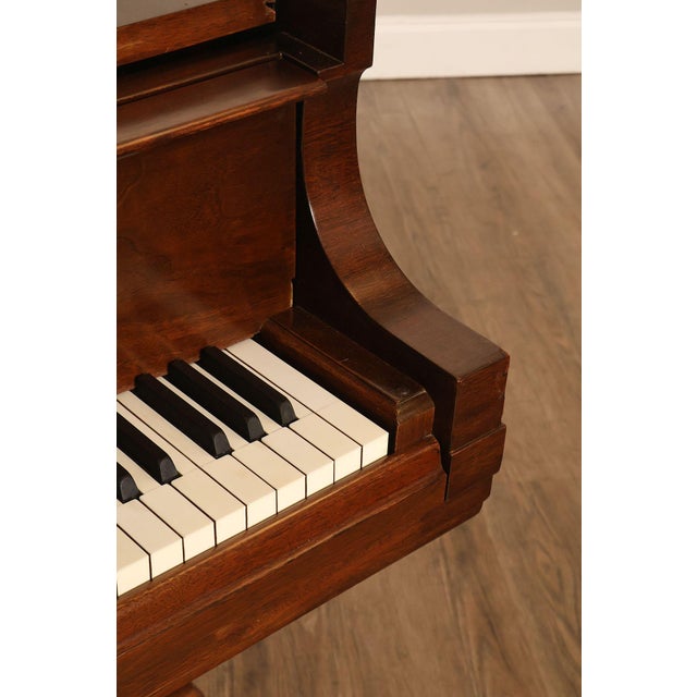 1929 Steinway & Sons Model M Vintage Walnut Grand Piano With Bench For Sale - Image 10 of 18