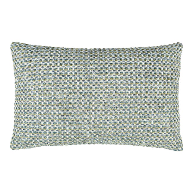 The House Of Scalamandré Heatherton Lumbar Pillow In Creek For Sale