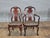 Brown Set of 6 Kindel Winterthur Collection Mahogany Clawfoot Dinning Arm Chairs Silk For Sale - Image 8 of 14