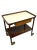 Vintage Mid-Century Modern Rolling Bar Cart With Drawer For Sale - Image 4 of 10
