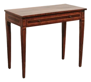 19th Century Italian Petite Console Table W/Drawer
