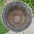 Mid 20th Century Vintage Patinated Hammered Brass Planter/Jardiniere Ring Handles Repousse Floral Design For Sale - Image 5 of 12