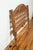 Mid 20th Century Indonesian Carved Scrolling Foliage & Petite Balusters Headboard For Sale - Image 10 of 11