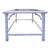 Mid 20th Century Palm Beach Regency Faux Bamboo Coffee Table in White Lacquer For Sale - Image 5 of 8