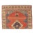 Antique Persian Serapi Carpet, Handmade Wool Oriental Rug, Ivory Rust Light Blue For Sale