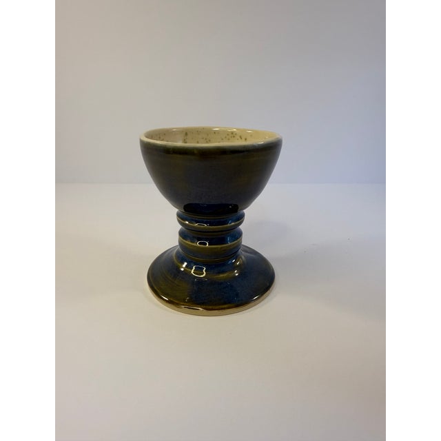 Set of 2 Studio Pottery Goblets For Sale In Atlanta - Image 6 of 13