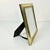 1980s Vintage Hollywood Regency Art Deco Lacquered Brass Tabletop Picture Frame, 8 X 10 For Sale - Image 10 of 10