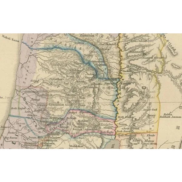 Historical Map of Canaan, 1880 For Sale - Image 3 of 8