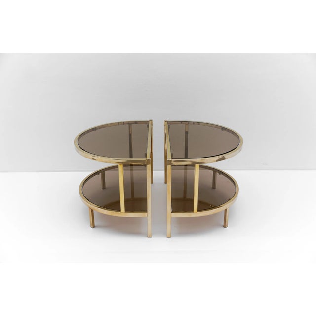 Italian Gold Plated Side Table, 1960s For Sale - Image 11 of 11