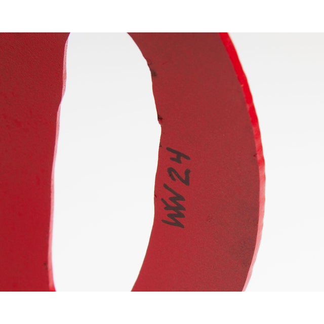 Wood 2024 Metal Modernist Stabile by William Wesley For Sale - Image 7 of 7