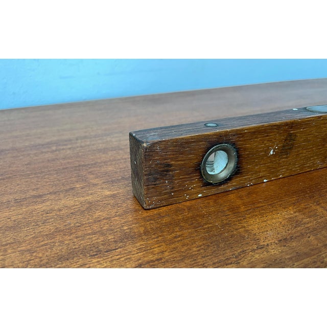 Mid-Century Modern German Teak Waterlevel, 1950s For Sale - Image 9 of 18
