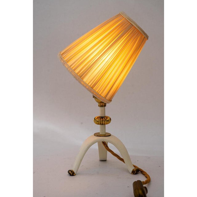 Table Lamp with Fabric Shade by Rupert Nikoll, Vienna, Austria, 1960s For Sale - Image 11 of 14